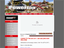 Tablet Screenshot of powermax-motorsport.com